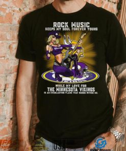 Minnesota Vikings rock music keep my soul forever young shirt