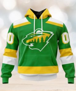 Minnesota Wild Hoodie Reverse Retro Kits 2024 Hoodie