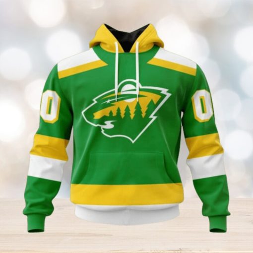 Minnesota Wild Hoodie Reverse Retro Kits 2024 Hoodie
