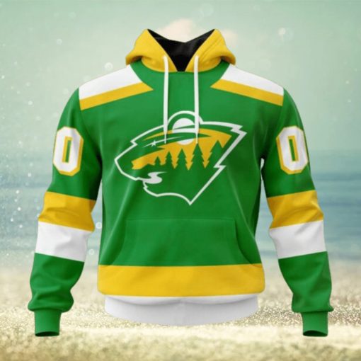 Minnesota Wild Hoodie Reverse Retro Kits 2024 Hoodie