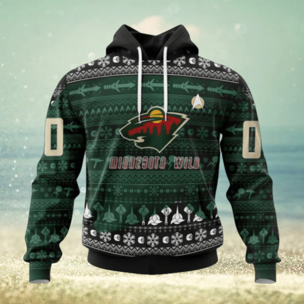 Minnesota Wild Hoodie Special Star Trek Design Hoodie Minnesota Wild Hoodie Special Star Trek Design Hoodie