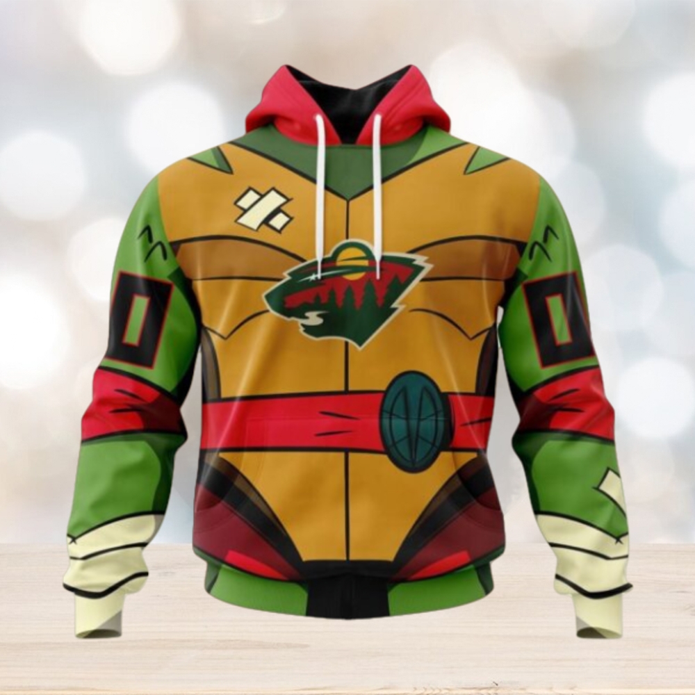Minnesota Wild Hoodie Special Teenage Mutant Ninja Turtles Design Hoodie Minnesota Wild Hoodie Special Teenage Mutant Ninja Turtles Design Hoodie