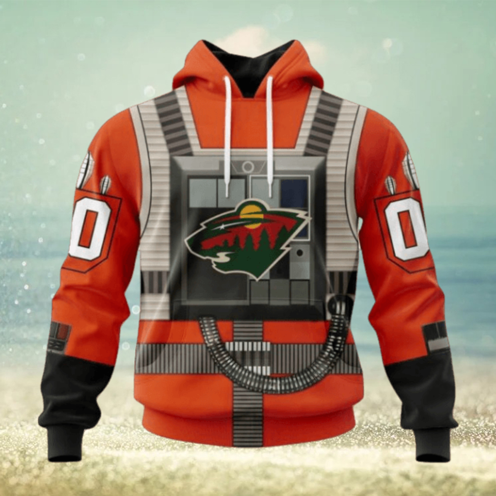 Minnesota Wild Hoodie Star Wars Rebel Pilot Design Hoodie Minnesota Wild Hoodie Star Wars Rebel Pilot Design Hoodie