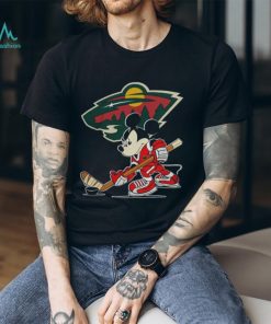 Minnesota Wild x NHL Mickey Mouse Player Cartoon 2023 Shirt
