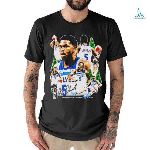 Minnesota timberwolves anthony edwards moment signature shirt