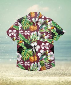 Mississippi State Bulldogs Floral Hawaiian Shirt