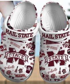 Mississippi State Bulldogs NCAA Sport Crocs Crocband Clogs Shoes Comfortable For Men Women and Kids – Footwearelite Exclusive