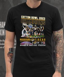 Missouri Tigers Cotton Bowl 2023 Champions Celebration shirt