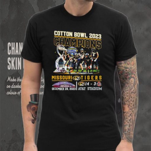 Missouri Tigers Cotton Bowl 2023 Champions Celebration shirt