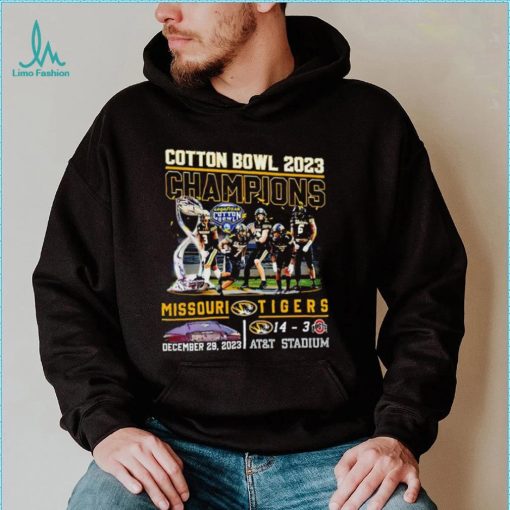 Missouri Tigers Cotton Bowl 2023 Champions Celebration shirt