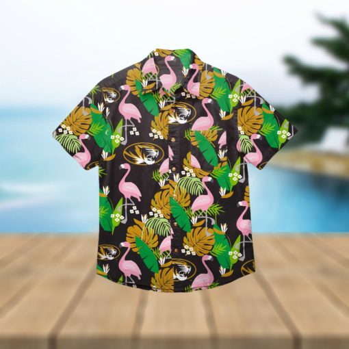 Missouri Tigers Floral Hawaiian Shirt