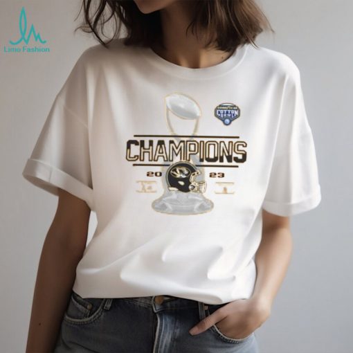 Missouri Tigers Football 2023 Cotton Bowl Champions Score Shirt