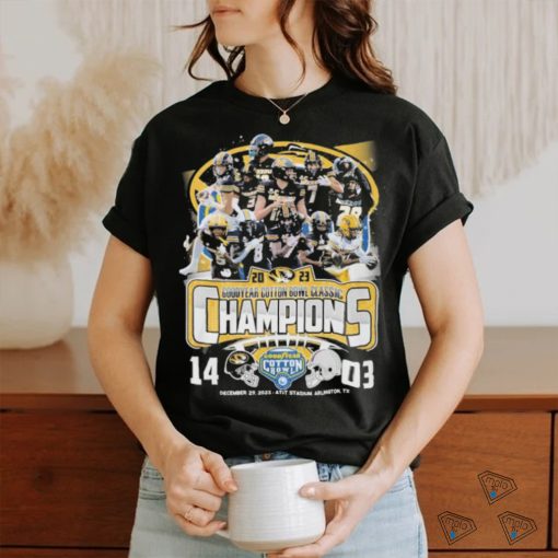 Missouri Tigers Football Team 2023 Goodyear Cotton Bowl Champions Shirt