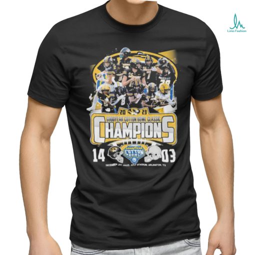 Missouri Tigers Football Team 2023 Goodyear Cotton Bowl Champions Shirt