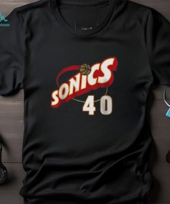 Mitchell & Ness Shawn Kemp Seattle SuperSonics Youth Hardwood Classics Name & Number T Shirt