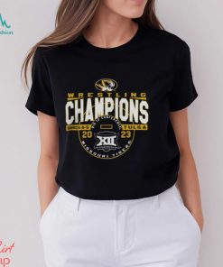 Mizzou Tigers 2023 Big 12 Wrestling Champions T Shirt