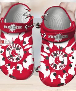 Mlb Boston Red Sox Custom Name Crocs Clog