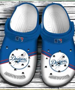 Mlb Los Angeles Dodgers White Blue Crocs