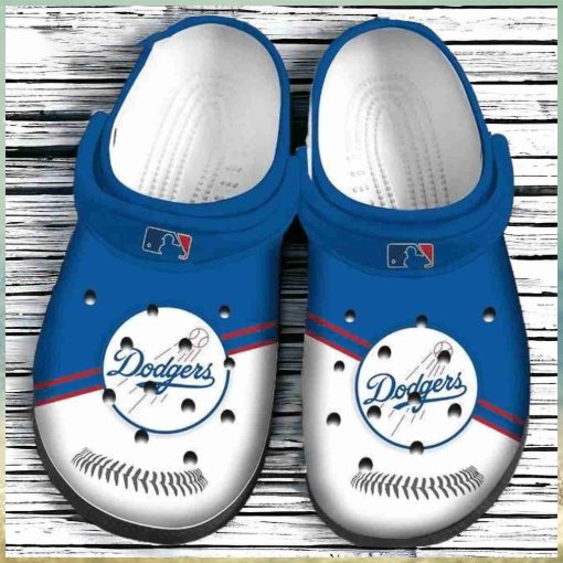 Mlb Los Angeles Dodgers White Blue Crocs