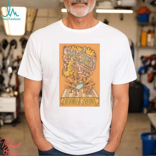 Moe Band West Coast Tour 2024 poster shirt