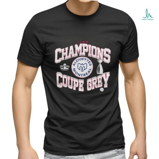 Montreal Alouettes 2023 Grey Cup Champions Logo T Shirt