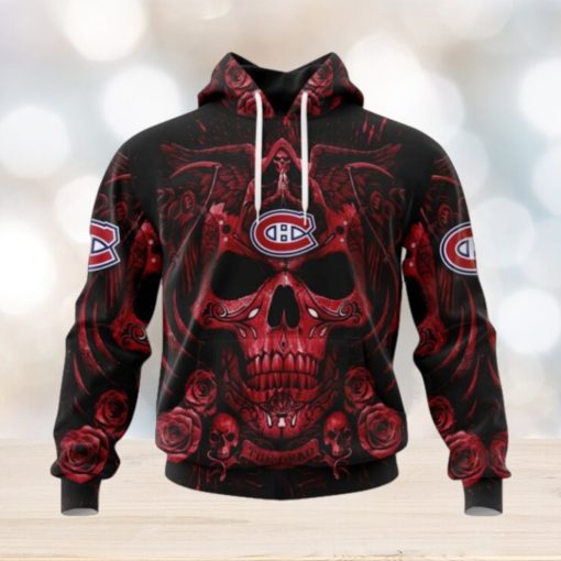 Montreal Canadiens Hoodie Special Design With Skull Art Hoodie