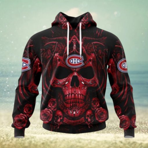 Montreal Canadiens Hoodie Special Design With Skull Art Hoodie