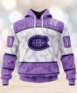 Montreal Canadiens Hoodie Special Lavender – Fight Cancer Hoodie