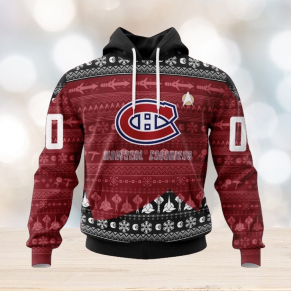 Montreal Canadiens Hoodie Special Star Trek Design Hoodie Montreal Canadiens Hoodie Special Star Trek Design Hoodie