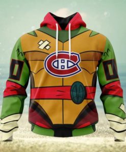 Montreal Canadiens Hoodie Special Teenage Mutant Ninja Turtles Design Hoodie