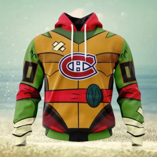 Montreal Canadiens Hoodie Special Teenage Mutant Ninja Turtles Design Hoodie