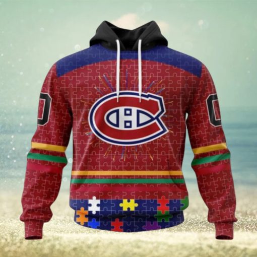 Montreal Canadiens Hoodie Specialized Design With Fearless Aganst Autism Concept Hoodie