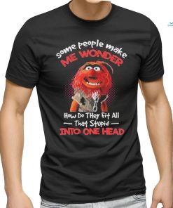 Muppet Confide Some people make me wonder how do they fit all that stupid into one head shirt