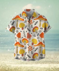 Mushroom Lover Hippie Unisex Hawaiian Casual Beachwear Shirt