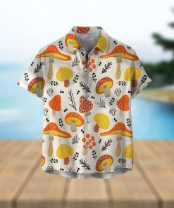 Mushroom Lover Hippie Unisex Hawaiian Casual Beachwear Shirt