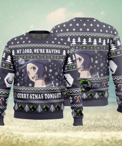 My Lord, Were Having A Curry stmas Tonight Log Horizon Ugly Christmas Sweater