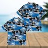 Michigan Wolverines Short Sleeve Button Up Tropical Hawaiian Shirt VER09