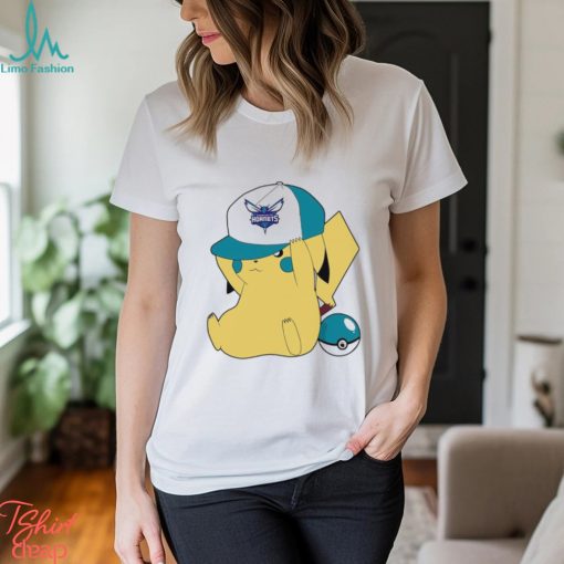 NBA Pikachu Charlotte Hornets shirt