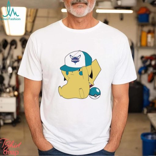 NBA Pikachu Charlotte Hornets shirt