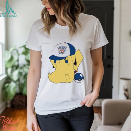 NBA Pikachu Oklahoma City Thunder shirt