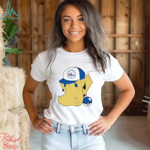 NBA Pikachu Philadelphia 76ers shirt