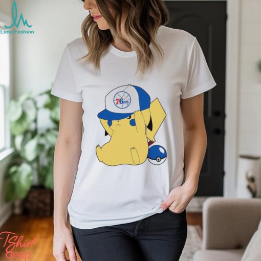 NBA Pikachu Philadelphia 76ers shirt