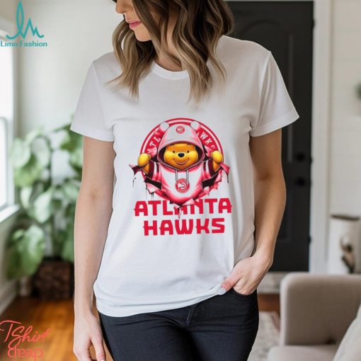 NBA Pooh and Football Atlanta Hawks shirt
