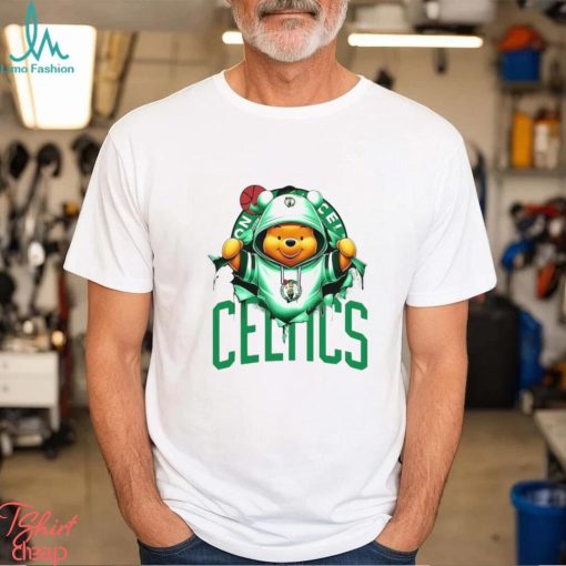 NBA Pooh and Football Boston Celtics shirt
