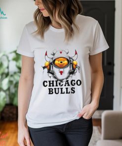 NBA Pooh and Football Chicago Bulls shirt