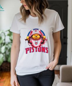 NBA Pooh and Football Detroit Pistons shirt