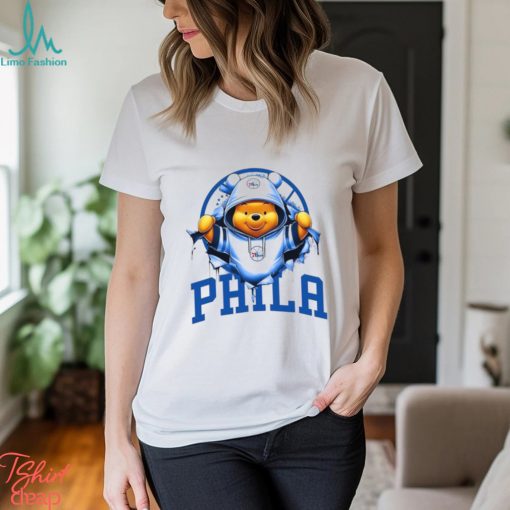 NBA Pooh and Football Philadelphia 76ers shirt