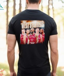 NBA Western Conference All Star Starters for 2024 shirt