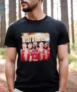 NBA Western Conference All Star Starters for 2024 shirt
