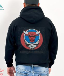 NBA x Grateful Dead x Bulls Skull Shirt
